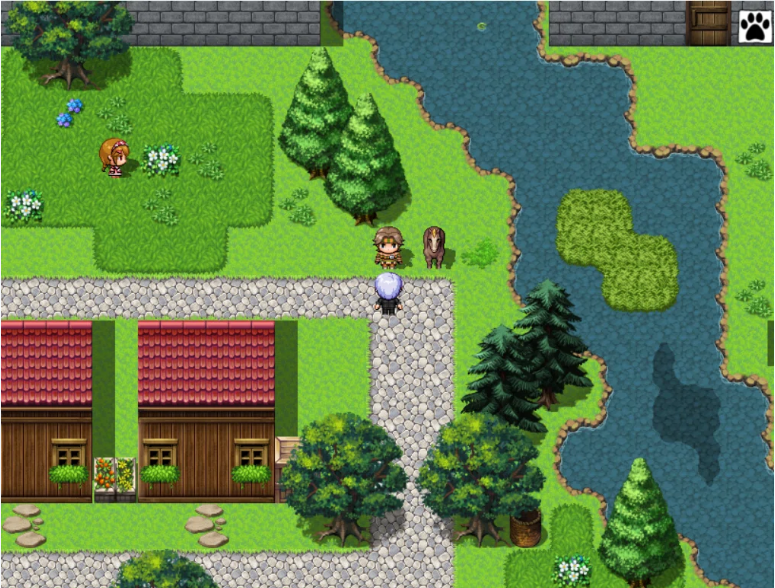 野菜をくれる男性