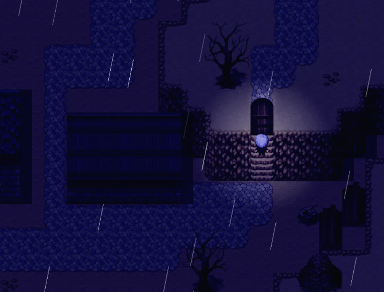 東の高台のドア