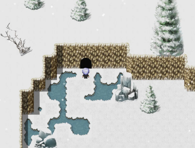 氷の洞窟の入口