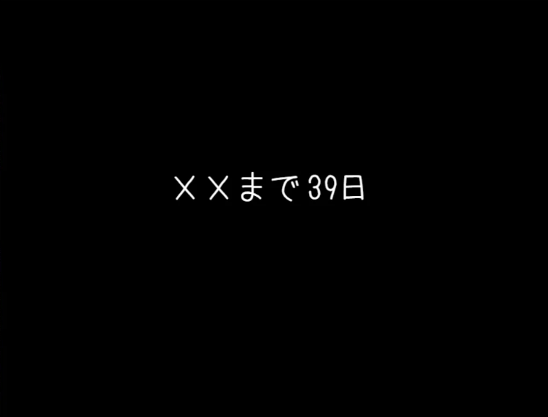 日数表示の確認