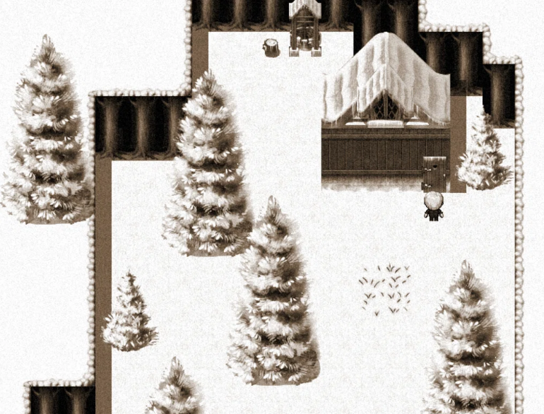 山小屋の撮影ポイント